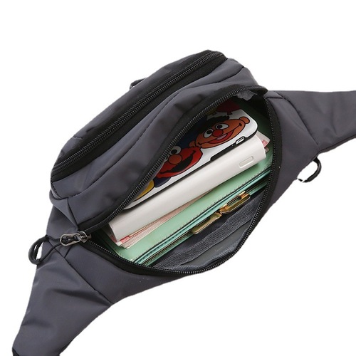 New Sports Waist Bag for Men Casual Running Cross-Body Bag Waterproof Coin and Phone Bag Wholesale with LOGO Printing