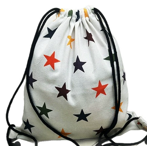 Drawstring Sports Backpack - Spacious Travel Bag for Basketball/Football, Worn on Shoulder