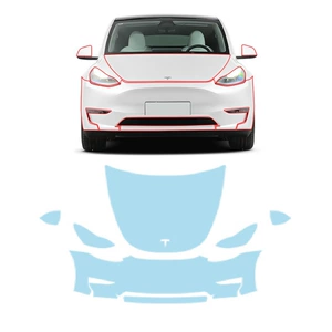 20-24 Tesla Model Y Fərdi Görünməz Örtük TPU Boya Qoruyucu Film