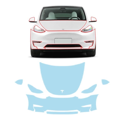 20-24 Tesla Model Y Custom-Made Invisible Car Cover Tpu Film Paint Protection Film for Car Paint