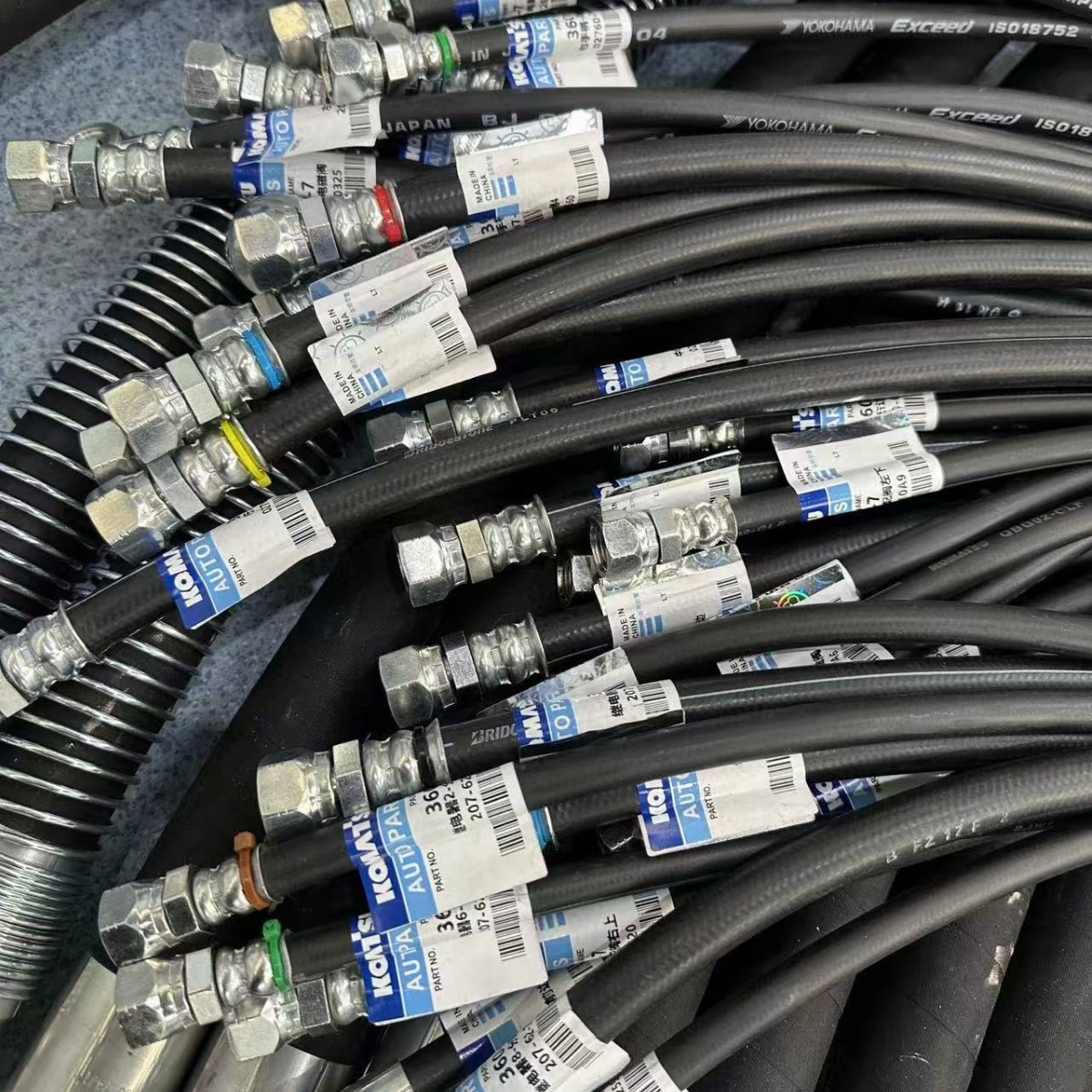 厂家生产耐温高压油管总成 工程机械液压油管液压胶管总成