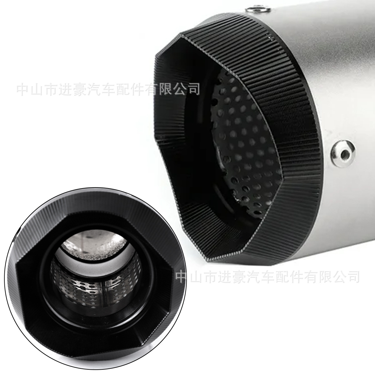 Suitable for Motorcycle Exhaust Pipe Modification, Original Factory Direct Sales Ar Short Tail Section Exhaust Pipe, Ar Exhaust Pipe Non-Destructive Installation