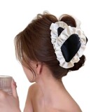 Ретро высокая заколка-крабик, большая акула, заколка для волос, аксессуар для волос, изысканный стиль, новая коллекция