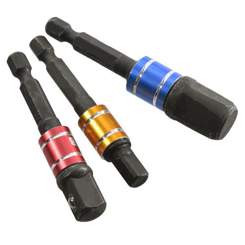 Cross-border color beaded post electric sleeve conversion post tool accessories set hexagonal handle AD steel ball post