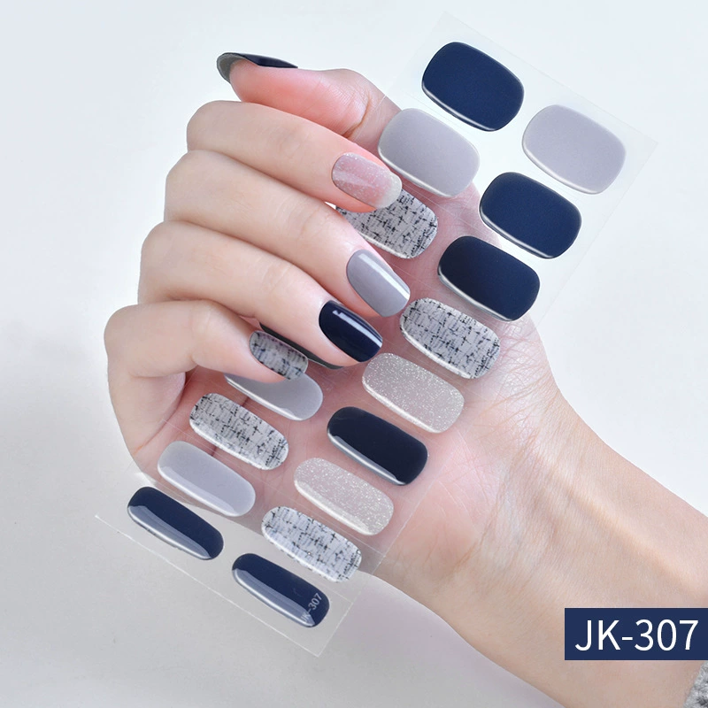 Набор для ногтей XT Gel с наклейками, искусственные ногти и лак для ногтей