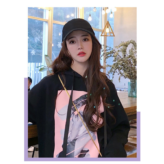 Sombrero peluca pelo largo de las mujeres pelo artificial natural integrado completo pelo humano real Pelo Largo rizado gorra de béisbol cubierta completa de la cabeza cubierta de la peluca