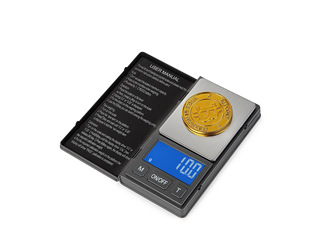 New Small Digital Scale Clamshell Mini Jewelry Scale 0.01g Digital Balance Large Display White Light Digital Scale