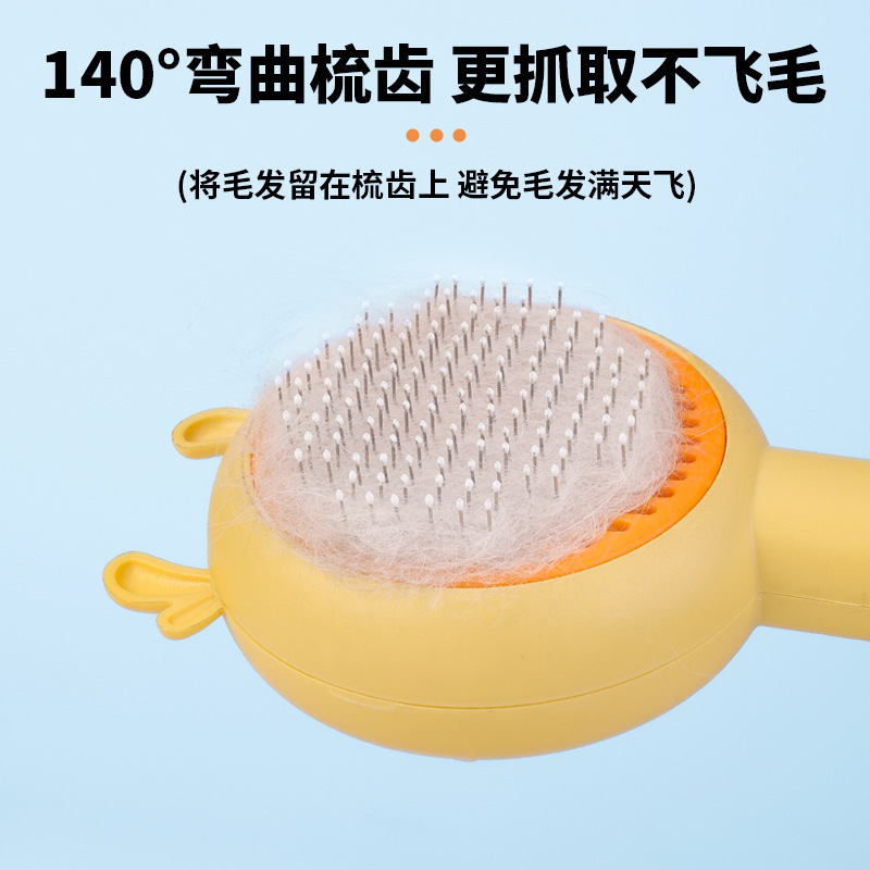 Peine de eliminación de pelo de perro Peine de gato Limpiador de pelo de perro Teddy para pelaje flotante Peine de aguja de bichón Cepillo de nudo abierto Productos para mascotas