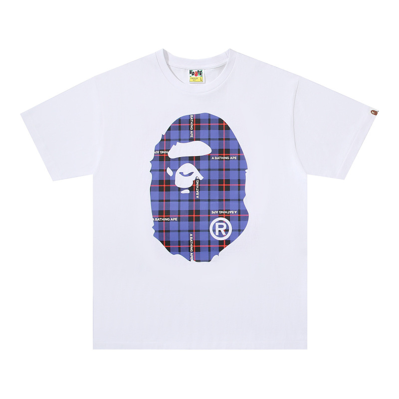 クロスボーダー トレンド ブランド メンズ レディース カップル Tシャツ メンズ 漫画 レター ラウンドネック 半袖|undefined