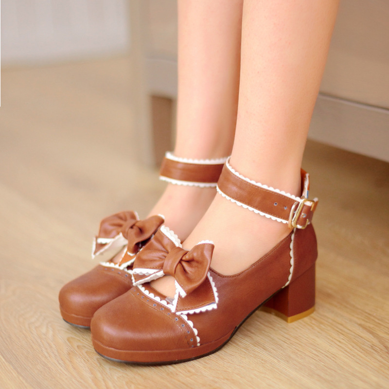 Jk Small Leather Shoes Kidsren's High Heels 2025 New Fairy Kidsren Primary School Students 11 Years Old 9 Years Old Girls' Shoes Spring & Fall Styles