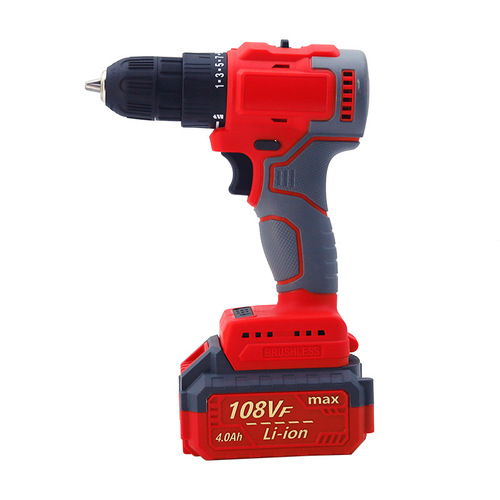 98V Brushless Lithium-Ion Impact Drill High Power Hand Drill Multi-Function Electric Screwdriver Home Electric Tool