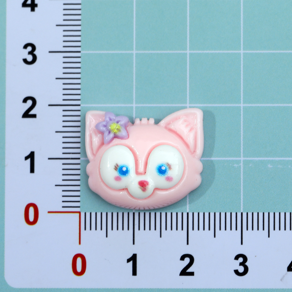 Nueva estrella brillante delushirley dibujos animados DIY accesorios de resina accesorios para el cabello teléfono móvil Shell colgante horquilla parche al por mayor