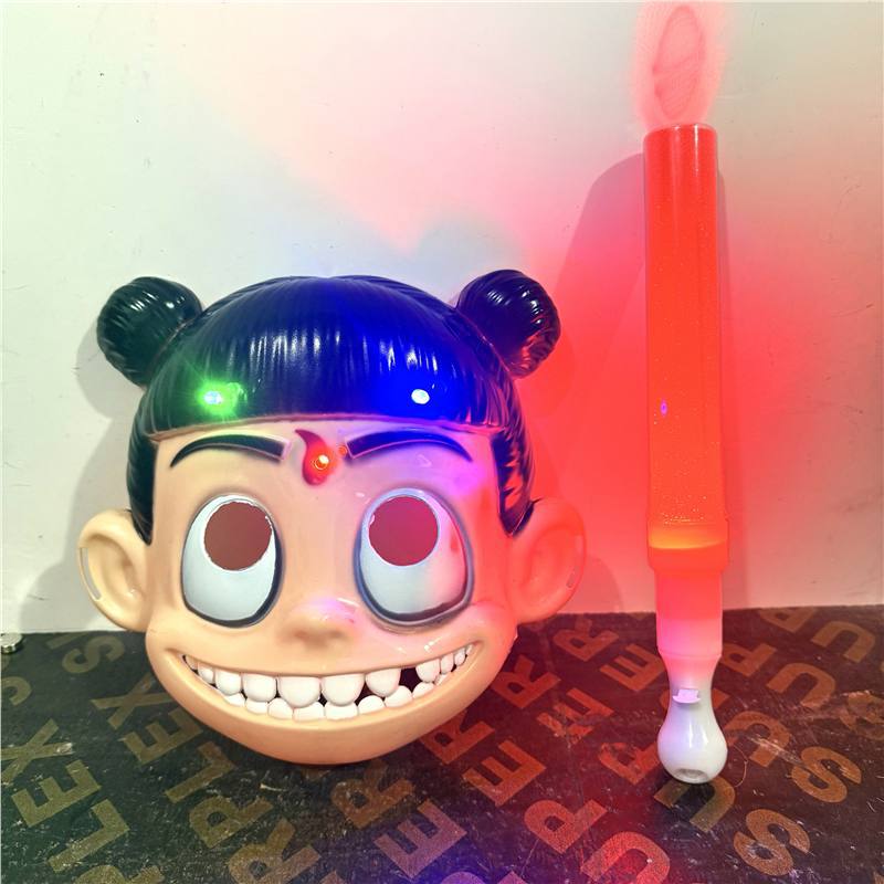 Máscara Nezha Máscara Nazha Juguetes creativos para niños Regalos de jardín de infantes Puesto de mercado nocturno