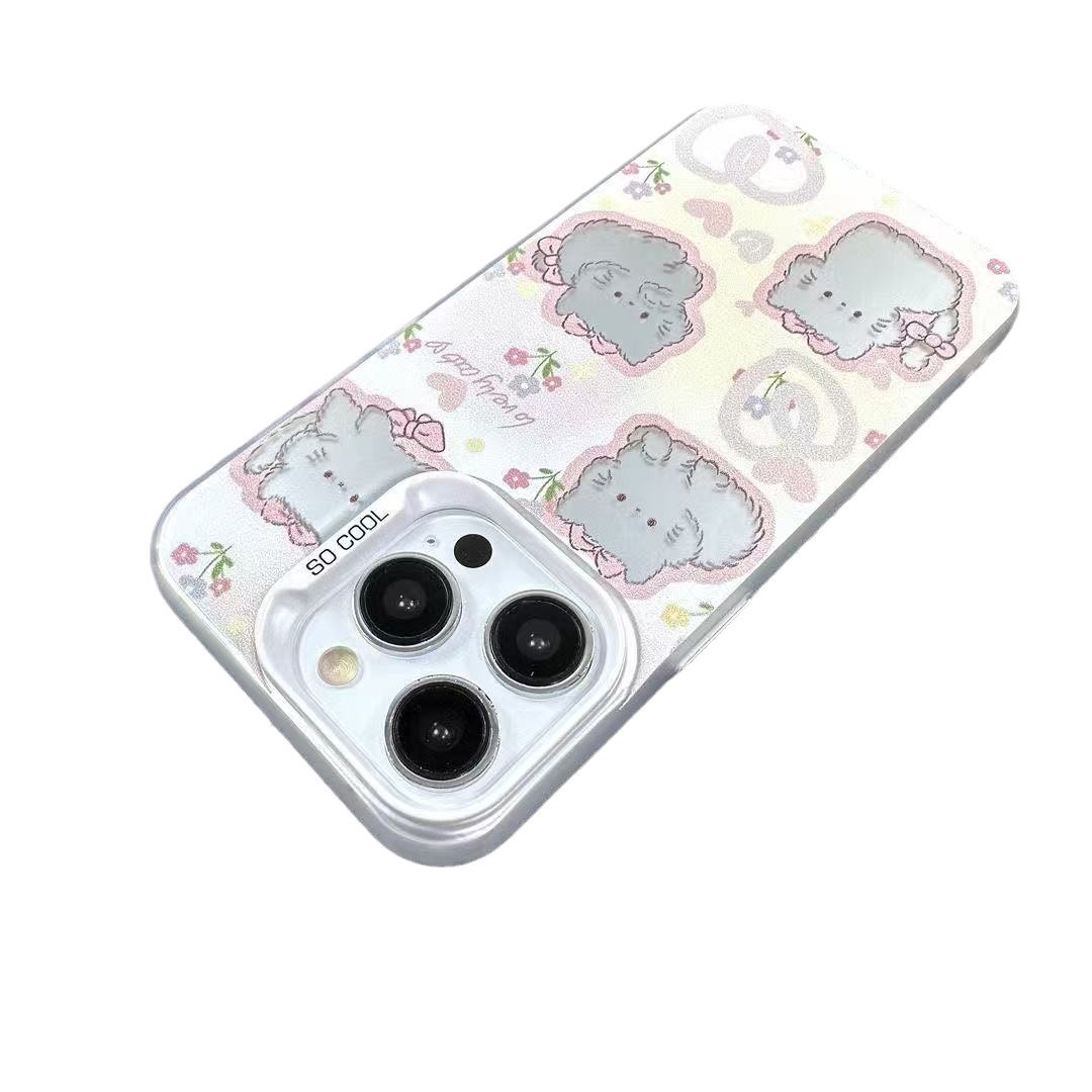 Nuevo gatito para iphone16 funda para teléfono móvil Apple 15promax/14 anti-caída 13pro12 lindo 11xr