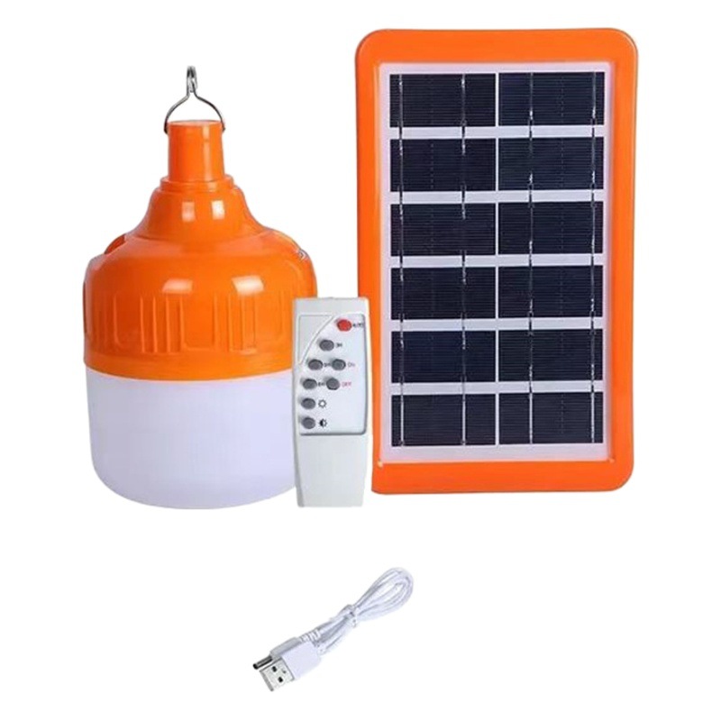 Bombilla solar al aire libre impermeable repelente de mosquitos bombilla de iluminación súper brillante emergencia mercado nocturno puesto hogar falla de energía luz de emergencia