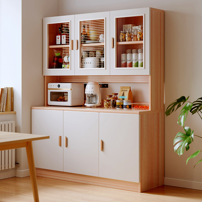 Gabinete de vinos contra la pared sala de estar moderna simple comedor armario de almacenamiento doméstico armario de té multifuncional armario de cocina armario