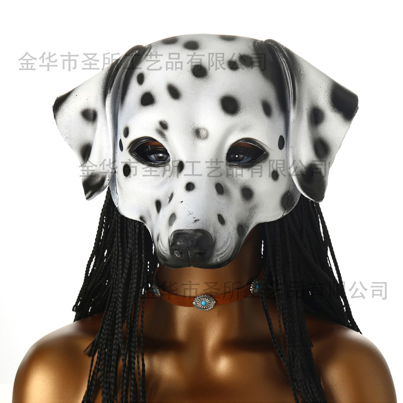 Máscara de animal Comercio exterior Funda de Halloween Carnaval PU suave espuma Accesorios de vestir realistas Máscara de fiesta image 79