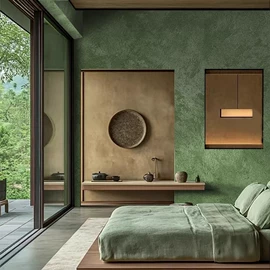 墙纸、壁纸;墙布;壁画