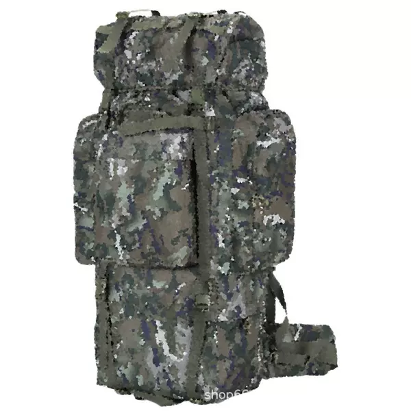 Outdoor Sports Camping Mountaineering Bag Large Capacity Tactical Backpack Multifunctional Hiking Bag Camouflage 100L Rucksack