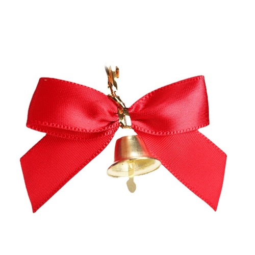 Cross-border hot sale party decoration red bell bow Christmas decoration Christmas tree hanging decorations