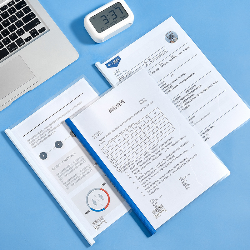 (2개) A4 종이 막대 클립 도매 사무실 문서 보고서 클립 사무용품 도매를 Q310-10 위해 함께 일하십시오.