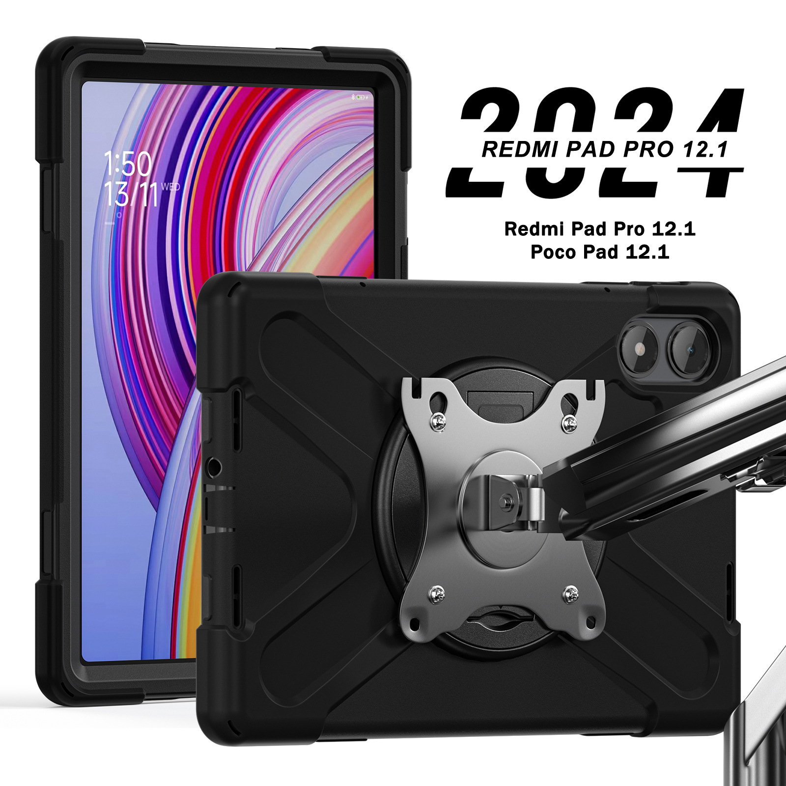 Suitable for Redmi Pad Pro 12.1/Mi Poco Pad 12.1 Screw Tablet Protective Case