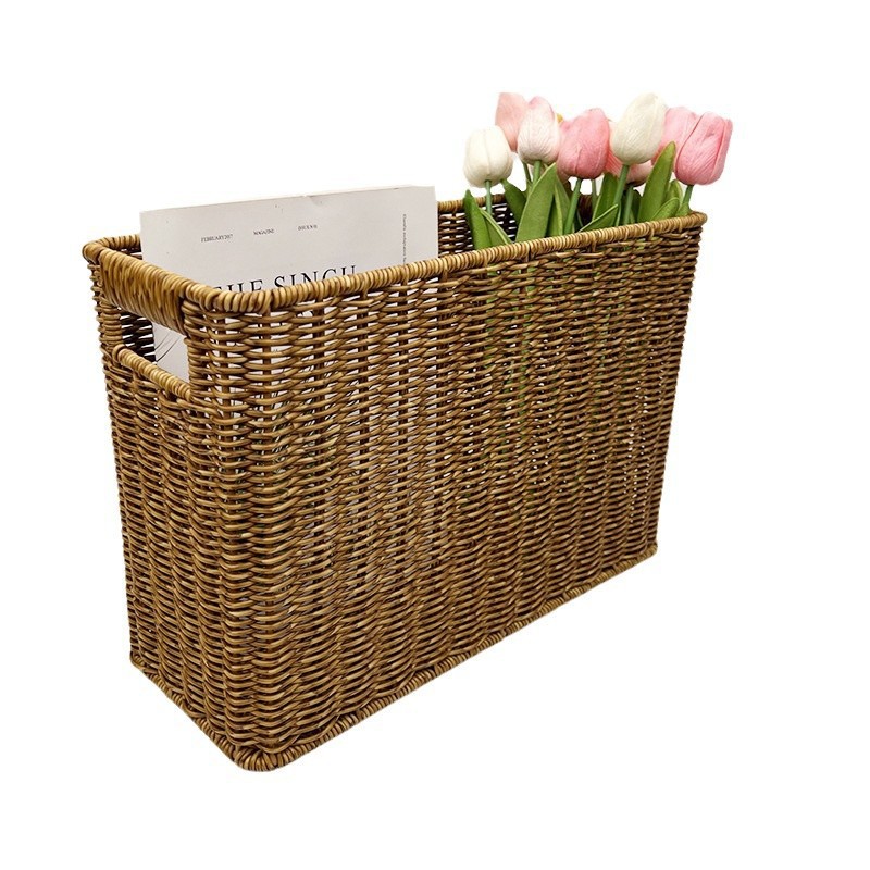 Caja de Almacenamiento para el Hogar de Metal Estilo Tejido