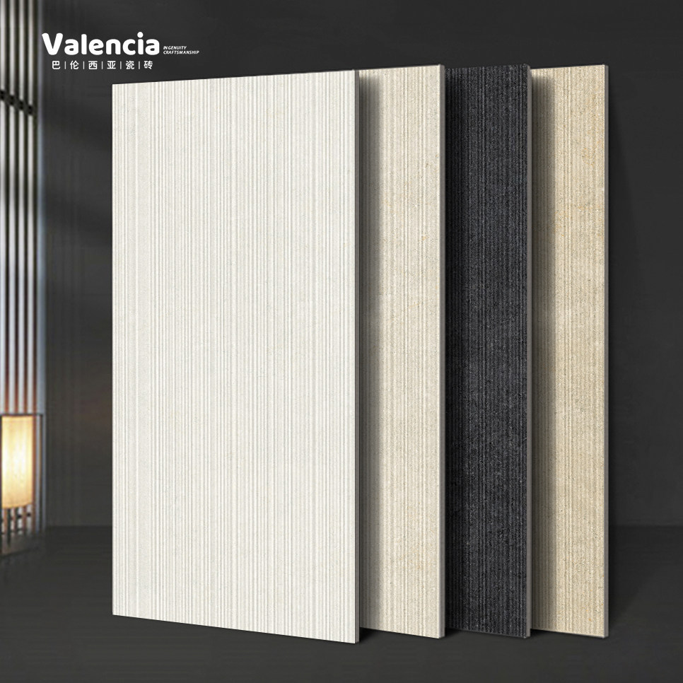 广东佛山瓷砖拉槽莱姆石卫生间背景墙砖600x1200客厅餐厅防滑地砖