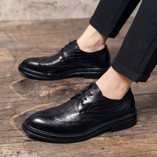 Large size47皮鞋男2025春秋新款商务正装皮鞋男Genuine Leather