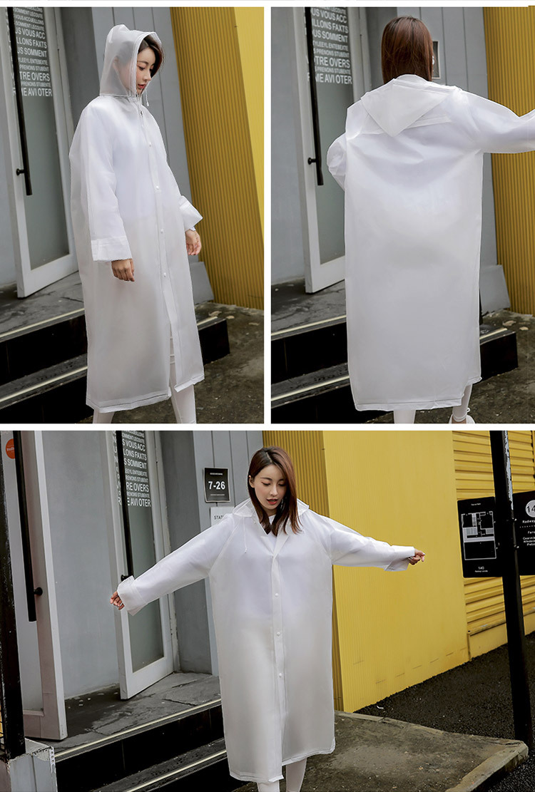 mefine Mingjia EVA fashionable Adult hiking Raincoat, colorful outdoor travel hiking breathable portable raincoat detail image 15