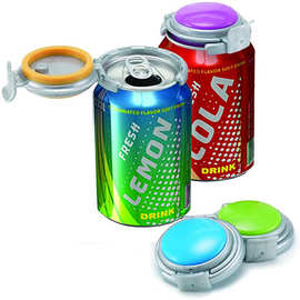 亚马逊易拉罐封口盖打气防漏硅胶密封保鲜盖可乐汽水啤酒加气盖子