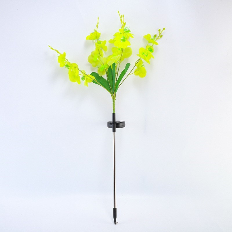 led太阳能灯地插灯彼岸花百合花玫瑰花仿真花蒲公英草坪铜线灯串|undefined