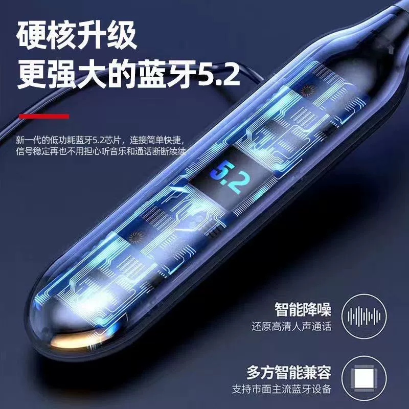 Новое подвесное Bluetooth-гарнитура для шеи, универсальная беспроводная neck-носитель, полурульный полузакрытый спорт Bluetooth субьект