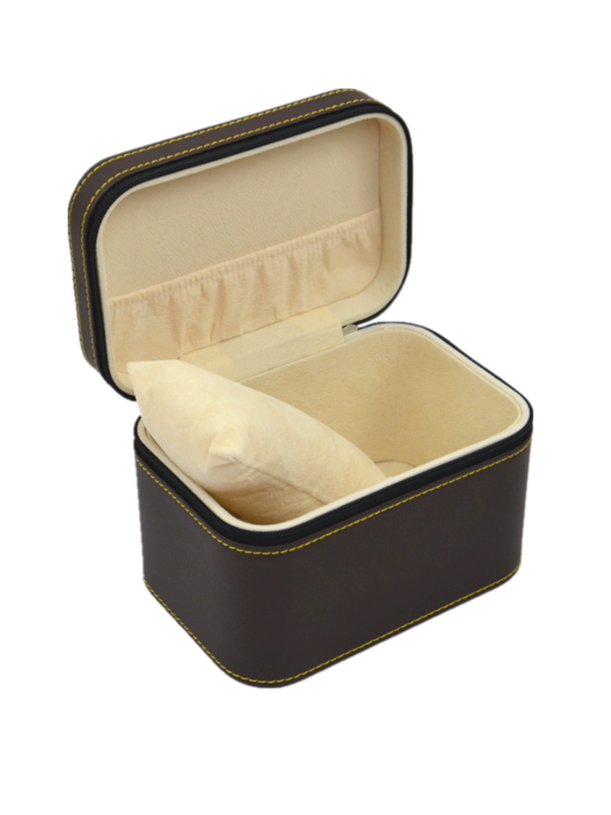 Emerald bracelet walnut, watch, storage system with zipper, stand, gift box, gold and silver