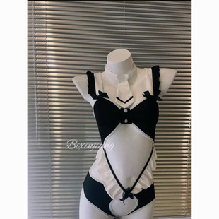 Your rabbit sexy cute bunny small chest uniform wooden ear open file free conjoined temptation suit 520