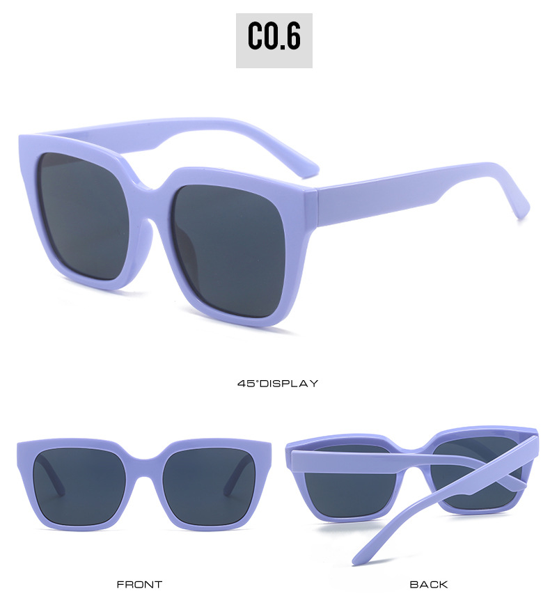 Retro Classic Style Color Block Leopard Pc Square Full Frame Women's Sunglasses display picture 7