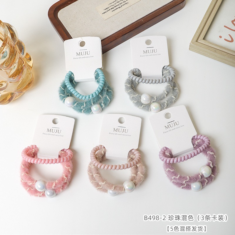 Ligas coreanas premium para cabello