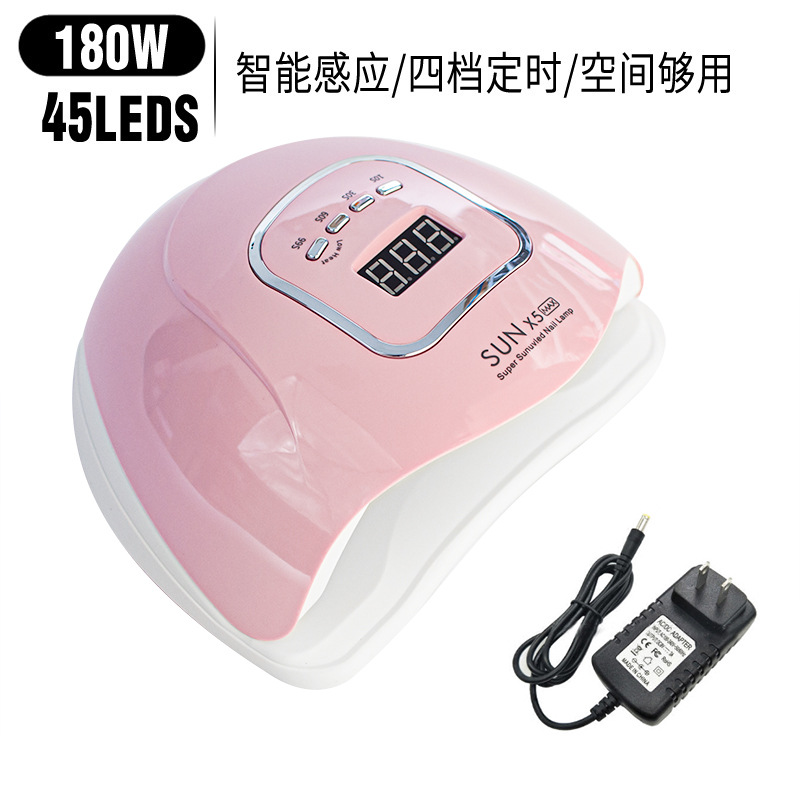 Lámpara de manicura X5Max, máquina de fototerapia de manicura de inducción inteligente, secador LED, esmalte de uñas en Gel, lámpara para hornear con dedos, venta al por mayor