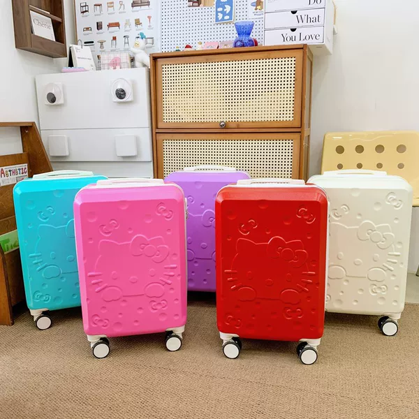 Trolley case female 20 inch cute small fresh college student luggage universal wheel 20 inch children's suitcase large capacity