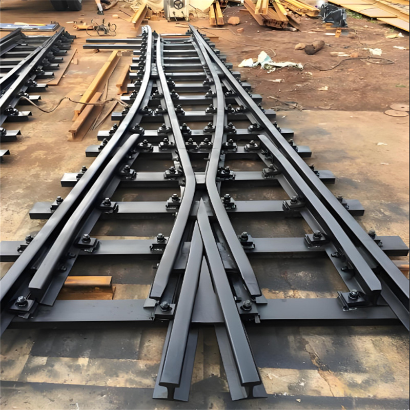 Fabricante suministro directo de tren estrecho para la mina de una sola serie de tren de 30kg para el tren simétrico accesorios de tren de minería