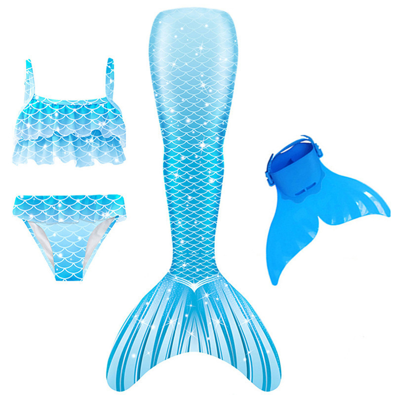 블루 글리터 3종 세트 + 오리발