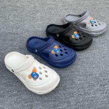 洞洞鞋卡洛驰卡扣EVA欧美风街头酷炫潮流穿搭运动风两穿男士凉鞋