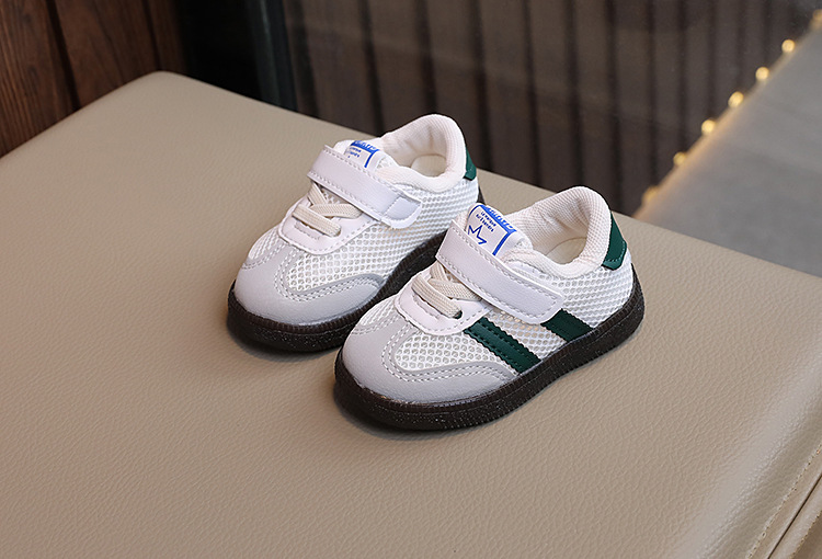 Atmungsaktive Kindersneaker Mit Klettverschluss Und Meshsohle_voghion.com