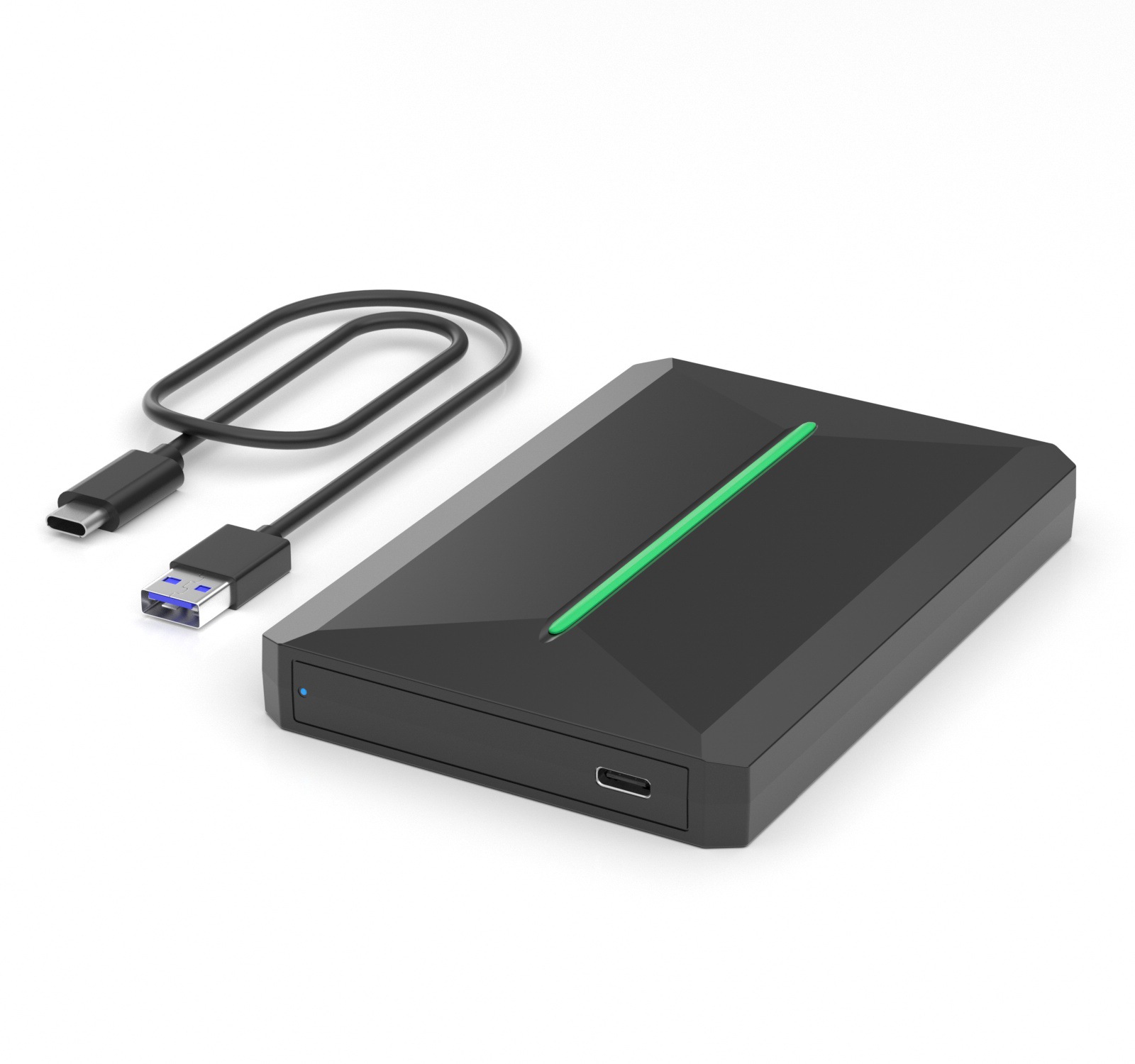 Nueva caja de disco duro móvil de punto transfronterizo USB3.0/3.1 SATA2.5 pulgadas portátil disco duro externo externo