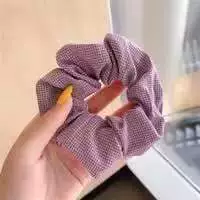 Резинка для волос (фиолетовая) от Purple, корейский стиль, широкий цветовой диапазон, мягкий материал из нескольких тканей