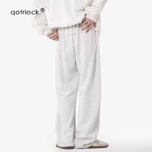 American heavyweight Majira scimitar sweatpants men's spring and autumn trendy brand loose casual pants for couples, versatile sports long pants