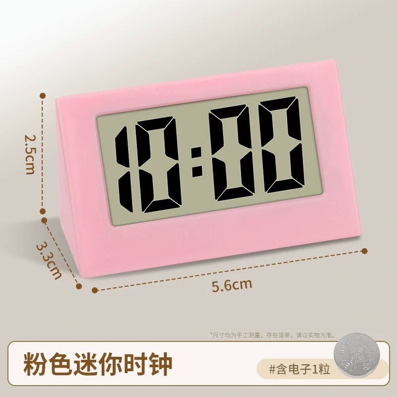 ミニ時計ins振り子デスクトップ時間デジタルディスプレイ学生用デスクトップ振り子シンプルled電子時計|undefined