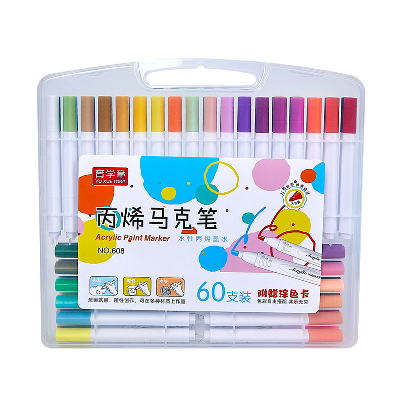 DY Venta caliente de los niños DIY graffiti pluma a base de agua pintura acrílica rotulador arte pintura acrílico rotulador