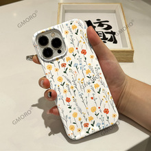 TEMU爆款藤蔓花iPhone17苹果16promax大孔菲林手机壳15创意手机套
