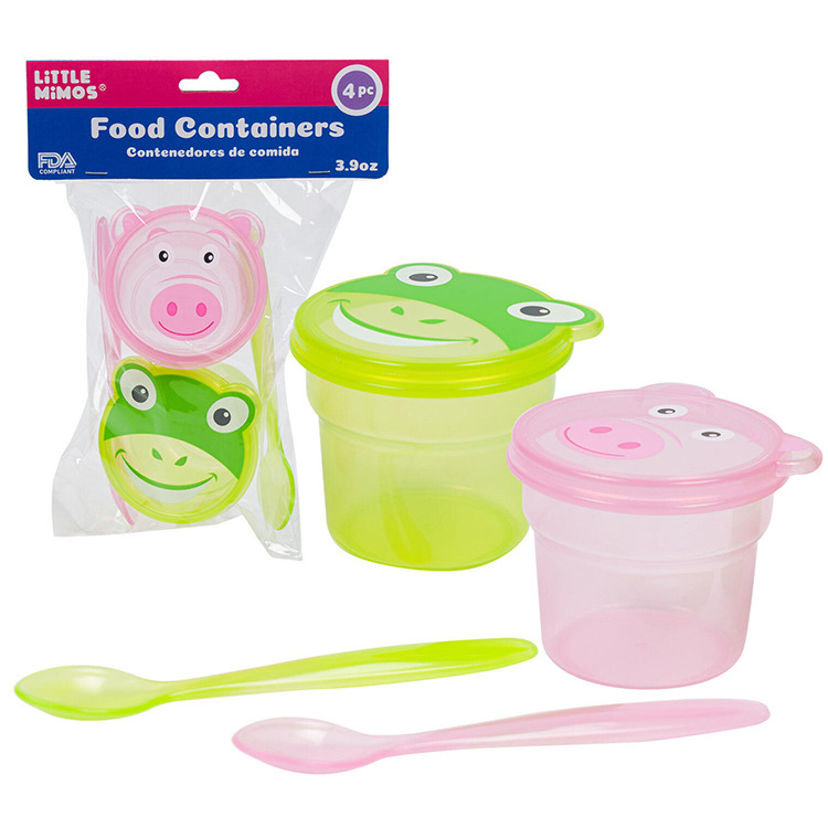 Plastic Storage Box Lunch Box Lunch Box Baby Food Supplement Box Sauce Box Snack Box 125ml